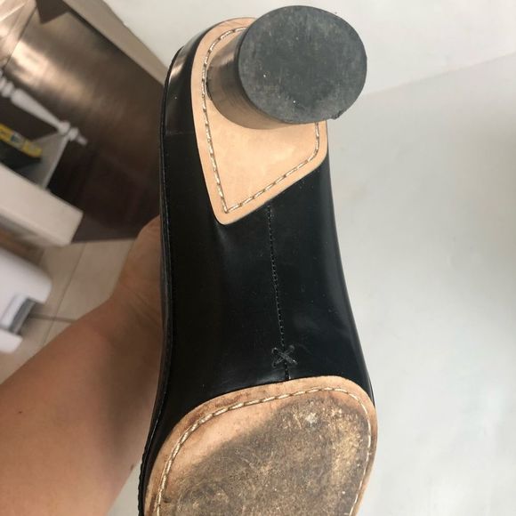 RAG & BONE  High Black Patent Leather Boots Size 38.5 - Picture 5 of 15